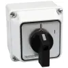 TRACON Tokozott kézikapcsoló, BE-KI 400V, 50Hz, 20A, 4P, 5,5kW, 48×48mm, 60°, IP44