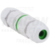 TRACON Tömítőszelencés kábeltoldó fehér0.5-1.5 mm2, IP68, PA6.6, 3P, 450VAC, 16A