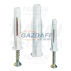 TRACON TOPCS10 Önfeszítő tipli+csavar, szürke M10×60mm, PA6.6