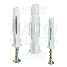 TRACON TOPCS8 Önfeszítő tipli+csavar, szürke M8×50mm, PA6.6 villanyszerelés