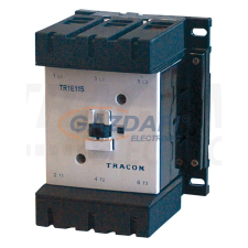 TRACON TR1E170V7 Nagyáramú kontaktor 660V, 50Hz, 170A, 90kW, 400V AC, 3×NO villanyszerelés