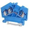 TRACON TSKC2,5/3D-K Nullavezető ipari sorozatkapocs, rugós, sínre, kék 800V 24A 0.08-2.5 mm2 3P