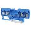TRACON TSKC2,5/4-K Nullavezető ipari sorozatkapocs, rugós, sínre, kék 800V 20A 0.08-2.5 mm2 4P