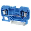 TRACON TSKC4-K Nullavezető ipari sorozatkapocs, rugós, sínre, kék 800V 32A 0.08-4 mm2 2P