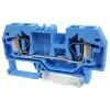 TRACON TSKC6-K Nullavezető ipari sorozatkapocs, rugós, sínre, kék 800V 41A 0.2-6 mm2 2P