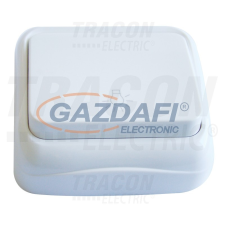TRACON TTK-04L Falon kívüli nyomókapcsoló világítá jellel (tapétakapcsoló) 10AX/250VAC, IP20 (N101) villanyszerelés