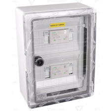 TRACON Túlfeszültség-védelmi doboz fotovoltaikus rendszerekhez  380x260x130mm, IP65, DC1+2, Un=1000VDC villanyszerelés