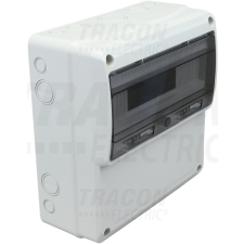 TRACON Üres ipari csatlakozódoboz szerelősínnel, ABS villanyszerelés