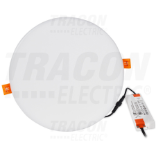 TRACON Védett, beépíthető LED mélysugárzó, kerek 230 VAC, 6 W, 4000 K, 420 lm, IP66, EEI=A+ világítás