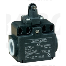 TRACON VT102 Helyzetkapcsoló, görgős 1×NO+1×NC, 6A/230V AC, IP65 villanyszerelés