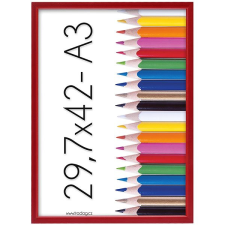 Tradag Polaris 29,7×42, A3, piros fényképkeret