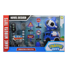  Traffic City rendőrségi játékszett autópálya és játékautó