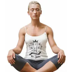  Train insane or remain the same - Női Spagetti Top