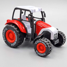  Traktor szuper farm piros makett