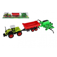  Traktor utánfutóval kapukkal autópálya és játékautó