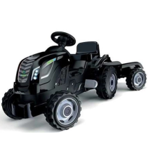 Traktor XL Fekete lábbal hajtható járgány