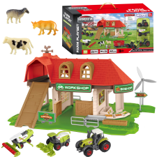 Traktorok és Figurák Farm Készlete játékfigura