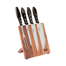 TRAMONTINA CHURRASCO POLYWOOD KÉSKÉSZLET MÁGNESES TARTÓBAN 5 DB kés és bárd