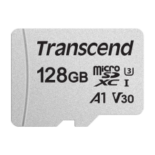 Transcend 128GB microSDXC Transcend 300S U3 V30 A1 CL10 (TS128GUSD300S) (TS128GUSD300S) memóriakártya