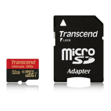 Transcend 16GB microSDHC Transcend U1 + adapter (TS16GUSDHC10U1) memóriakártya