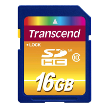 Transcend 16GB SDHC Transcend CL10 (TS16GSDHC10) memóriakártya