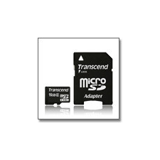 Transcend 2GB microSD Card + adapterrel memóriakártya