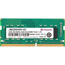 Transcend 4GB 3200MHz DDR4 Notebook RAM Transcend CL22 (JM3200HSH-4G) memória (ram)