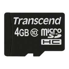 Transcend 4GB microSDHC Transcend CL10 (TS4GUSDC10) (TS4GUSDC10) memóriakártya