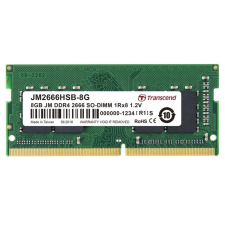 Transcend 8GB 2666MHz DDR4 SO-DIMM Transcend JetRam notebook RAM CL19 (JM2666HSB-8G) memória (ram)