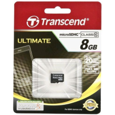 Transcend 8GB microSDHC Transcend Class10 memoriakártya (TS8GUSDC10) memóriakártya