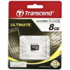 Transcend 8GB microSDHC Transcend Class10 memoriakártya (TS8GUSDC10) (TS8GUSDC10)