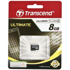 Transcend 8GB microSDHC Transcend Class10 memoriakártya (TS8GUSDC10) (TS8GUSDC10) memóriakártya