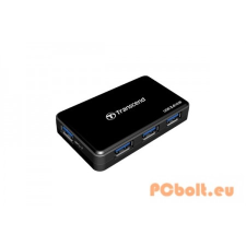 Transcend HUB3K USB3.0 4-Port Black hub és switch