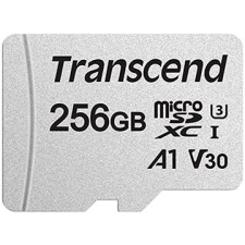 Transcend microSDXC 300S 256GB + SD adapter memóriakártya