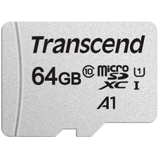 Transcend microSDXC 300S 64GB + SD adapter memóriakártya