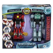TRANSFORMERS EARTHSPARK KÉSZLET 2 FIGURA TERRAN TWITCH ÉS ROBBY MALTO játékfigura