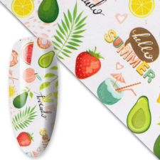  Transzferfólia  100cm Just Summer #2 körömdíszítő