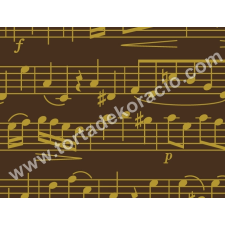 Transzferfólia 18 - Music notes sütés és főzés