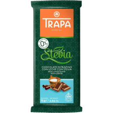 Trapa Stevia Tejcsokoládé (gluténmentes) 75 g diabetikus termék