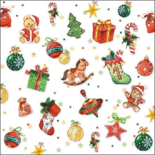 Tree Decorations papírszalvéta 33x33cm,20db-os asztalterítő és szalvéta