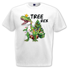 Tree Rex - Karácsonyi Férfi Póló férfi póló