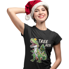  Tree Rex - Karácsonyi Női Póló női póló