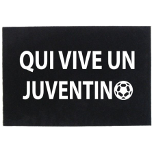  Tréfás Lábtörlő / Olasz foci Juventus szurkoló vicces ajándék