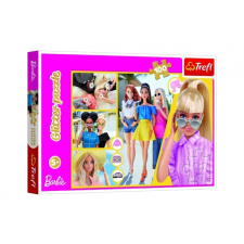 Trefi Barbie csillogó puzzle 100 darabos puzzle, kirakós