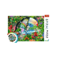 Trefl 1040 db-os Spirál puzzle - Trópusi állatok (40014) puzzle, kirakós