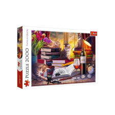 Trefl 2000 db-os puzzle - Egy este a cicákkal (27126) puzzle, kirakós
