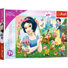 Trefl 200 db-os puzzle - Disney Princess - Hófehérke és a hét törpe (13278) puzzle, kirakós