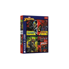 Trefl 2 x 200 db-os puzzle - Pókember vs. Venom (13314) puzzle, kirakós