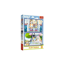 Trefl 2 x 24 db-os puzzle - Bluey (34446) puzzle, kirakós