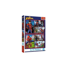 Trefl 2 x 70 db-os puzzle - Pókember (34443) puzzle, kirakós